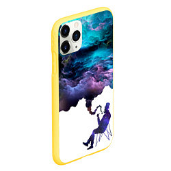 Чехол iPhone 11 Pro матовый Smoky dreams, цвет: 3D-желтый — фото 2