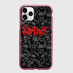 Чехол iPhone 11 Pro матовый SLIPKNOT, цвет: 3D-малиновый