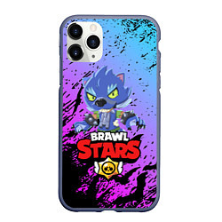 Чехол iPhone 11 Pro матовый BRAWL STARS WEREWOLF LEON, цвет: 3D-серый