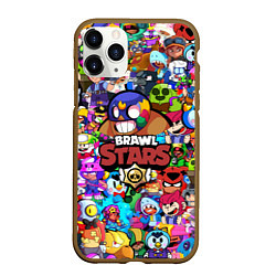 Чехол iPhone 11 Pro матовый BRAWL STARS EL PRIMO, цвет: 3D-коричневый