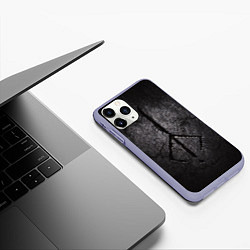 Чехол iPhone 11 Pro матовый BLOODBORNE HUNTER, цвет: 3D-светло-сиреневый — фото 2