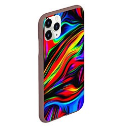 Чехол iPhone 11 Pro матовый ABSTRACT, цвет: 3D-коричневый — фото 2