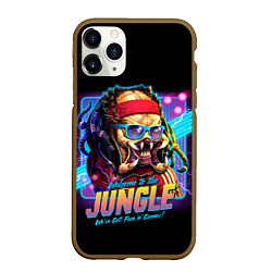 Чехол iPhone 11 Pro матовый PREDATOR, цвет: 3D-коричневый