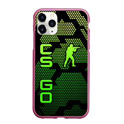 Чехол iPhone 11 Pro матовый CS GO Oko, цвет: 3D-малиновый