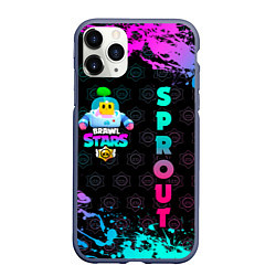 Чехол iPhone 11 Pro матовый BRAWL STARS SPROUT 25