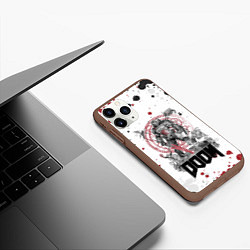 Чехол iPhone 11 Pro матовый Doom, цвет: 3D-коричневый — фото 2