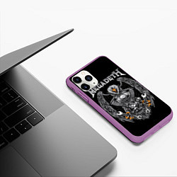 Чехол iPhone 11 Pro матовый Megadeth, цвет: 3D-фиолетовый — фото 2