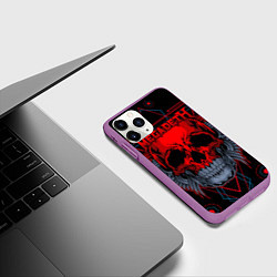 Чехол iPhone 11 Pro матовый Megadeth, цвет: 3D-фиолетовый — фото 2