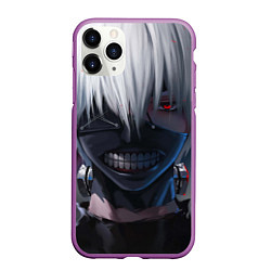 Чехол iPhone 11 Pro матовый TOKYO GHOUL, цвет: 3D-фиолетовый