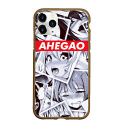 Чехол iPhone 11 Pro матовый АХЕГАО, цвет: 3D-коричневый
