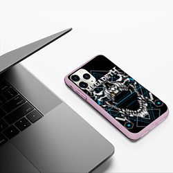 Чехол iPhone 11 Pro матовый Megadeth, цвет: 3D-розовый — фото 2