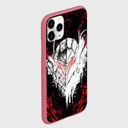 Чехол iPhone 11 Pro матовый BERSERK, цвет: 3D-малиновый — фото 2