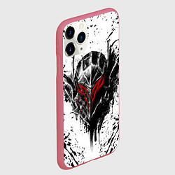 Чехол iPhone 11 Pro матовый BERSERK, цвет: 3D-малиновый — фото 2