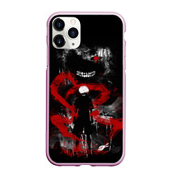 Чехол iPhone 11 Pro матовый TOKYO GHOUL, цвет: 3D-розовый