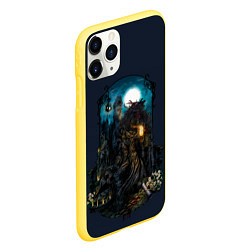 Чехол iPhone 11 Pro матовый Bloodborne, цвет: 3D-желтый — фото 2