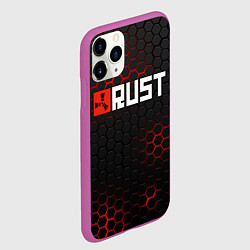 Чехол iPhone 11 Pro матовый RUST, цвет: 3D-фиолетовый — фото 2