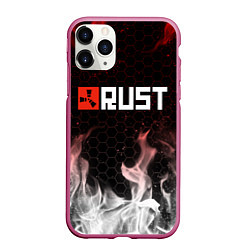 Чехол iPhone 11 Pro матовый RUST