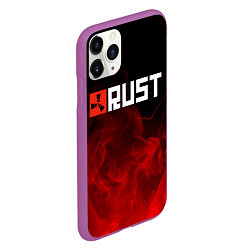 Чехол iPhone 11 Pro матовый RUST, цвет: 3D-фиолетовый — фото 2