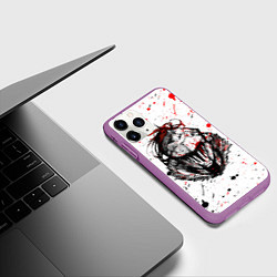 Чехол iPhone 11 Pro матовый УБИЙЦА ГОБЛИНОВ, цвет: 3D-фиолетовый — фото 2