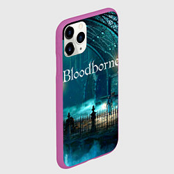 Чехол iPhone 11 Pro матовый Bloodborne, цвет: 3D-фиолетовый — фото 2