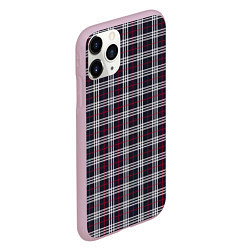 Чехол iPhone 11 Pro матовый Классические в клеточку, цвет: 3D-розовый — фото 2