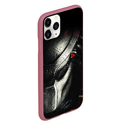 Чехол iPhone 11 Pro матовый PREDATOR, цвет: 3D-малиновый — фото 2