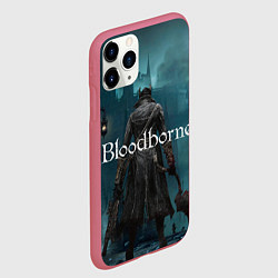 Чехол iPhone 11 Pro матовый Bloodborne, цвет: 3D-малиновый — фото 2