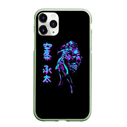 Чехол iPhone 11 Pro матовый Jotaro Kujo, Jojo, цвет: 3D-салатовый