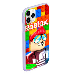 Чехол iPhone 11 Pro матовый ROBLOX 3, цвет: 3D-светло-сиреневый — фото 2