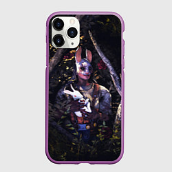 Чехол iPhone 11 Pro матовый Dead by Daylight, цвет: 3D-фиолетовый