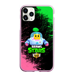 Чехол iPhone 11 Pro матовый BRAWL STARS SPROUT, цвет: 3D-розовый