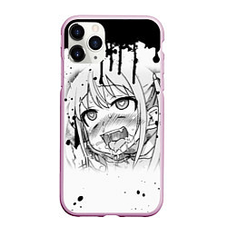 Чехол iPhone 11 Pro матовый AHEGAO, цвет: 3D-розовый