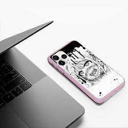 Чехол iPhone 11 Pro матовый AHEGAO, цвет: 3D-розовый — фото 2