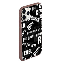 Чехол iPhone 11 Pro матовый PANTERA, цвет: 3D-коричневый — фото 2