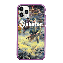 Чехол iPhone 11 Pro матовый Sabaton, цвет: 3D-фиолетовый