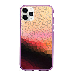 Чехол iPhone 11 Pro матовый Пикси кожа, цвет: 3D-фиолетовый