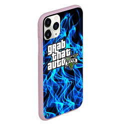 Чехол iPhone 11 Pro матовый GTA5, цвет: 3D-розовый — фото 2