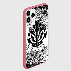 Чехол iPhone 11 Pro матовый Overlord, цвет: 3D-малиновый — фото 2