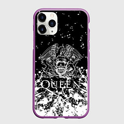 Чехол iPhone 11 Pro матовый QUEEN, цвет: 3D-фиолетовый