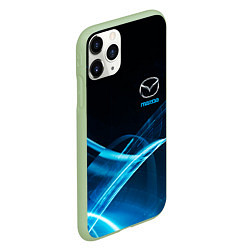 Чехол iPhone 11 Pro матовый MAZDA, цвет: 3D-салатовый — фото 2