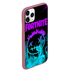 Чехол iPhone 11 Pro матовый FORTNITE X TRAVIS SCOTT, цвет: 3D-малиновый — фото 2