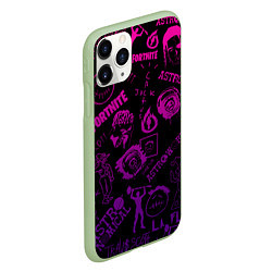 Чехол iPhone 11 Pro матовый TRAVIS SCOTT X FORTNITE, цвет: 3D-салатовый — фото 2