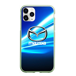 Чехол iPhone 11 Pro матовый MAZDA, цвет: 3D-салатовый