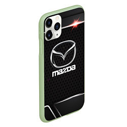 Чехол iPhone 11 Pro матовый MAZDA, цвет: 3D-салатовый — фото 2