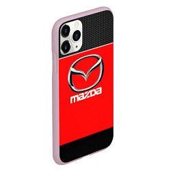 Чехол iPhone 11 Pro матовый MAZDA, цвет: 3D-розовый — фото 2