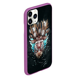 Чехол iPhone 11 Pro матовый Princess Mononoke, цвет: 3D-фиолетовый — фото 2