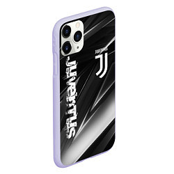 Чехол iPhone 11 Pro матовый JUVENTUS, цвет: 3D-светло-сиреневый — фото 2