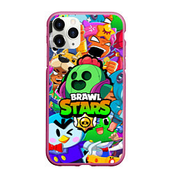 Чехол iPhone 11 Pro матовый BRAWL STARS SPIKE