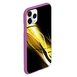 Чехол iPhone 11 Pro матовый GEOMETRY STRIPES, цвет: 3D-фиолетовый — фото 2