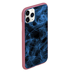 Чехол iPhone 11 Pro матовый Синий дым, цвет: 3D-малиновый — фото 2